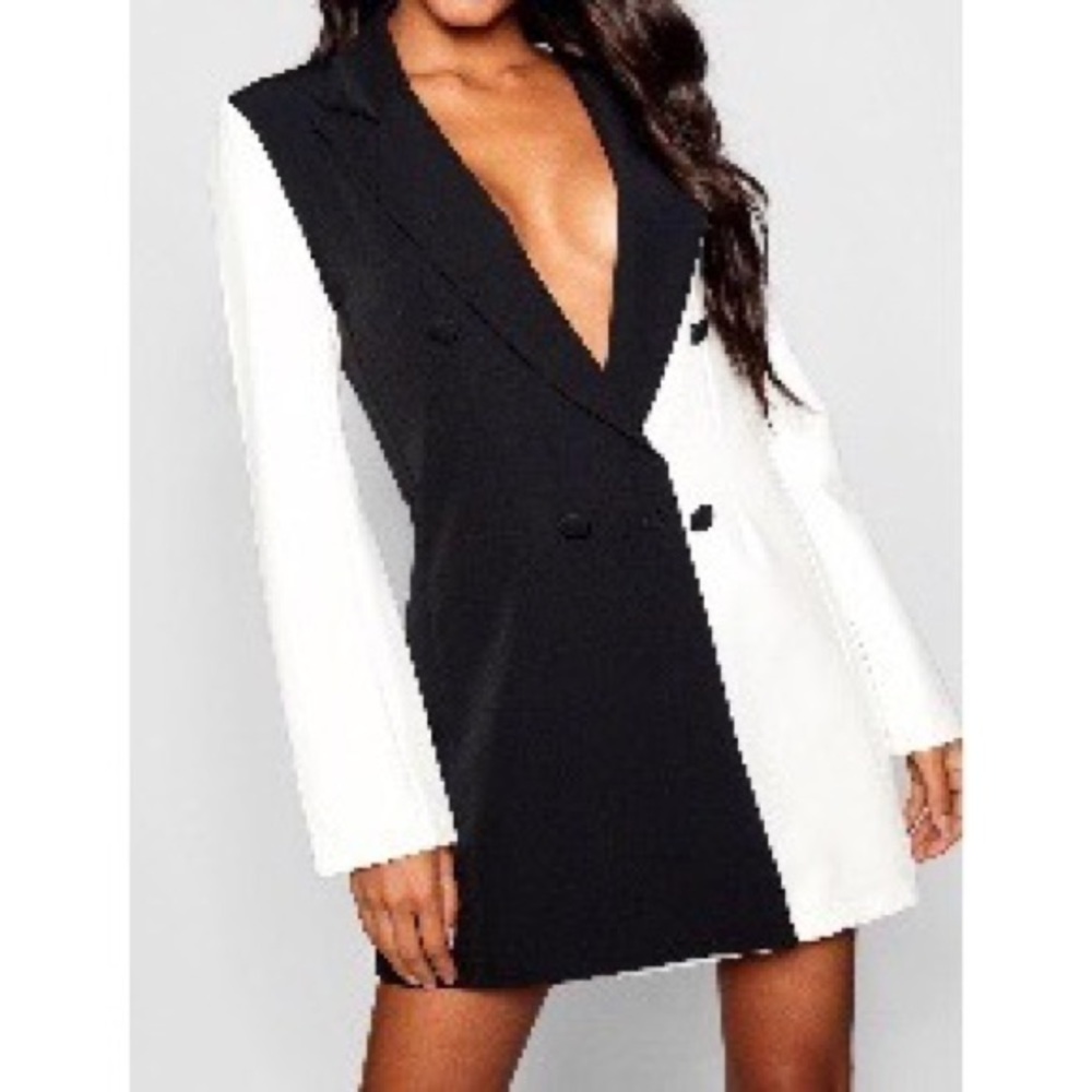 Contrast Blazer